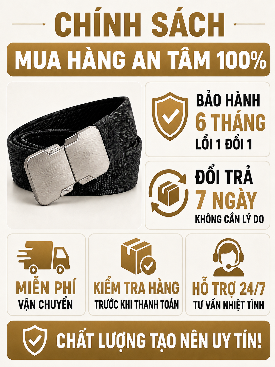 Chính sách bảo hành và đổi trả